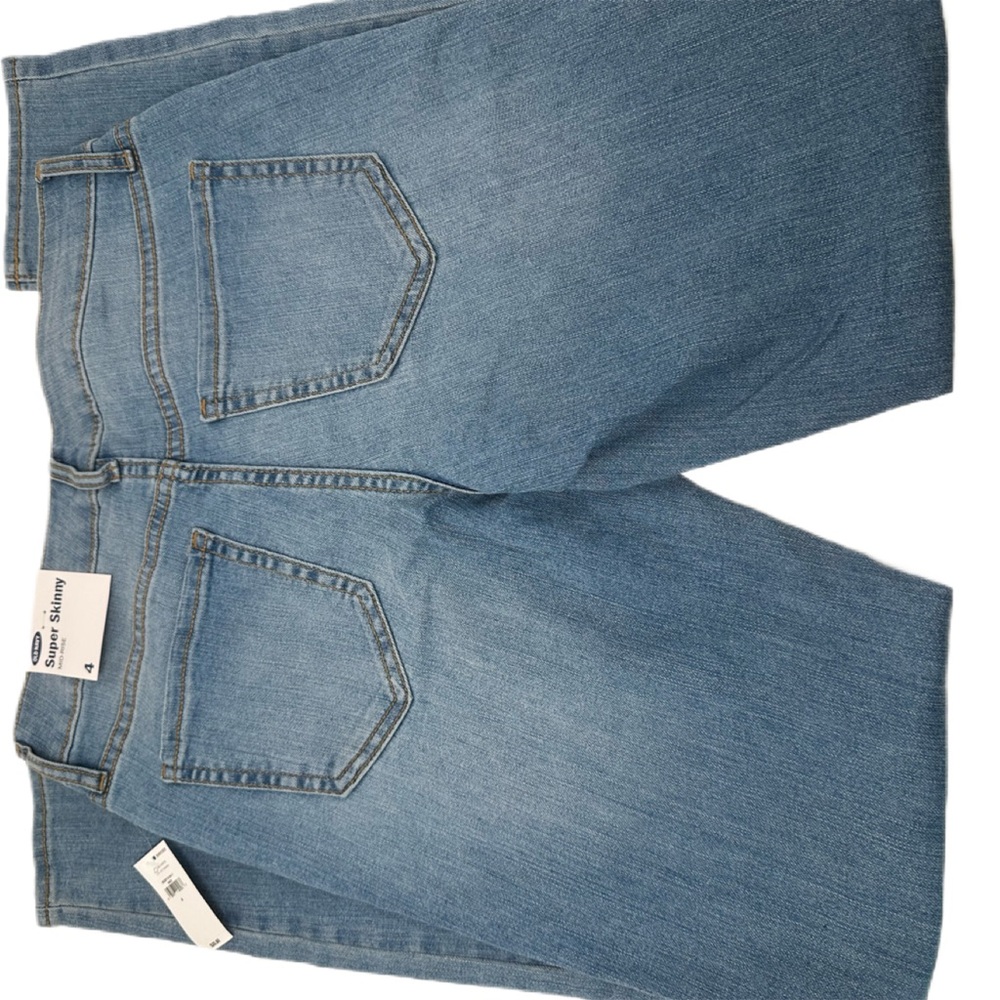 OLD NAVY Super-Skinny/Mid-Rise  Distressed Jeans/size 4 - Picture 3 of 9